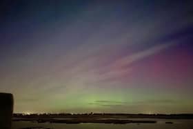 One of the images Zoe Smith, of Boston, got of the Northern Lights from RSPB Frampton Marsh.