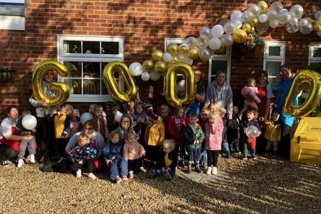 Mon Ami Staff and Children Celebrate!