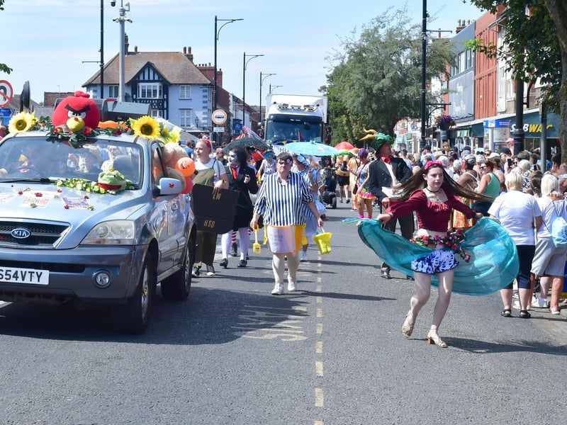 Action from the parade on Sunday, August 9.