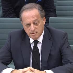 BBC chairman Richard Sharp was hauled in front of MPs over his involvement in a loan for Boris Johnson (Picture: PA)