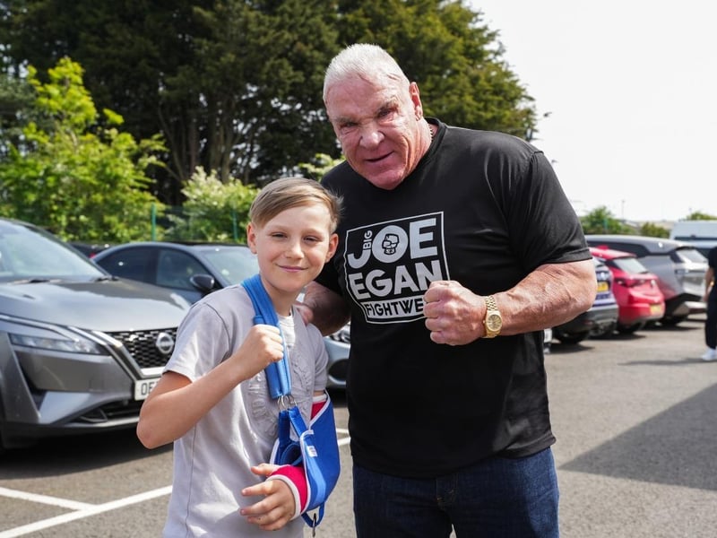 Saturday's launch was billed as a community event, with free access, live demonstrations, competitions and the chance to meet Vaughan, Callum and the team behind the project, plus 'Big' Joe Egan.