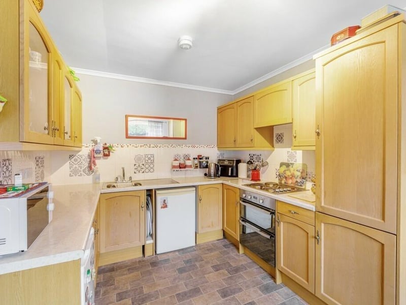 The annexe's kitchen.