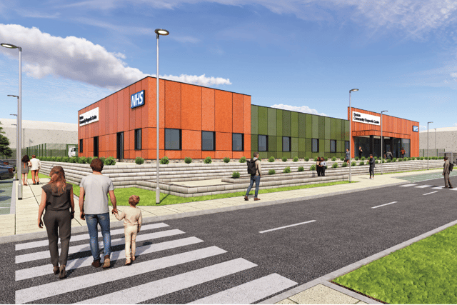 An illustration of the planned Boston CDC. Picture: LCHG