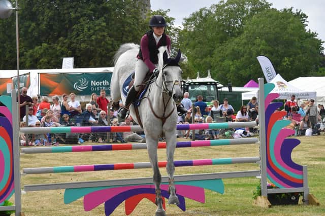 There will be showjumping trials in the main ring on Sunday.