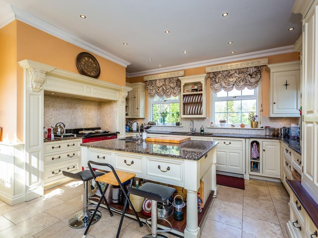The breakfast kitchen.