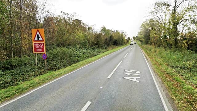 Councillors are reconsidering whether to lower the speed limit on a stretch of the A15 from 60mph to 40mph. Photo: Google