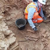 Archaeologists have discovered red deer sacrifices while excavating near Navenby.