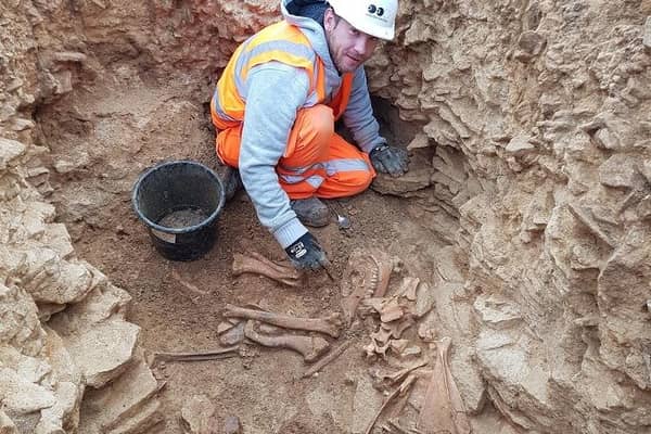 Archaeologists have discovered red deer sacrifices while excavating near Navenby.