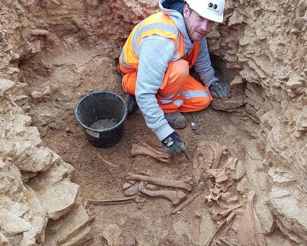 Archaeologists have discovered red deer sacrifices while excavating near Navenby.