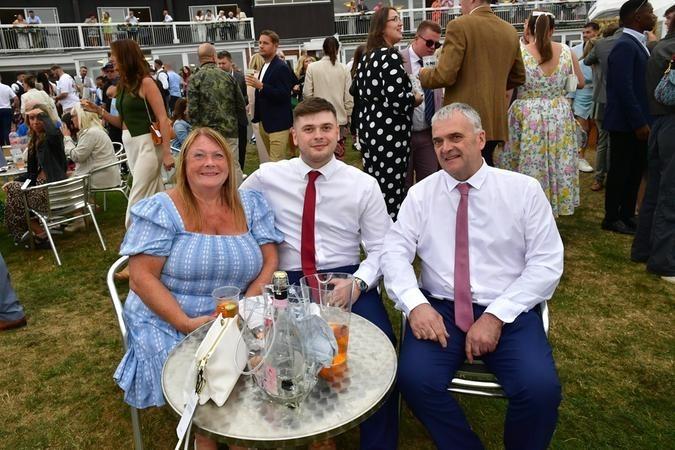 Enjoying the day (from left) are L-R Ann Lingard, Ben Lingard and Martyn Lingard of Hibaldstow.