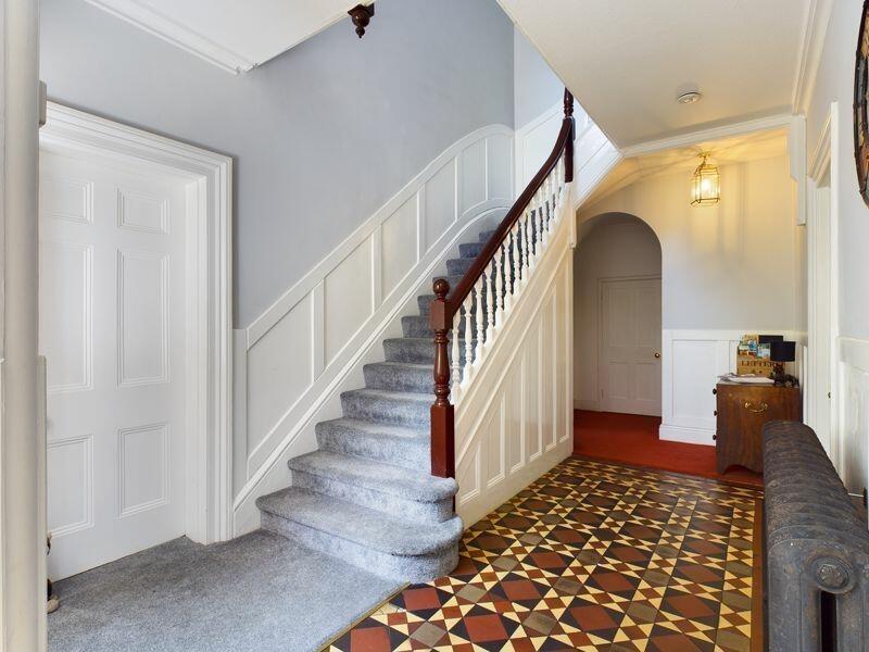 The other end of the hallway.