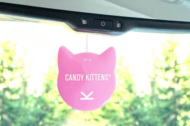 Candy Kittens Eton Mess hanging car air freshener