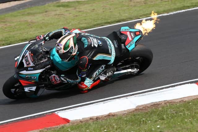 Peter Hickman at Donington Park - Photo by Dave Yeomans.