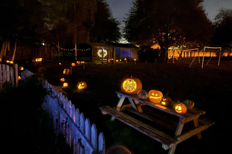 Walcott School's pumpkin trail. Photo: supplied