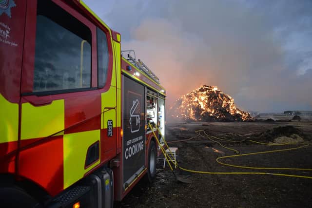 A fire at Hemswell