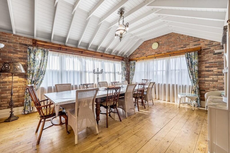 The dining room.