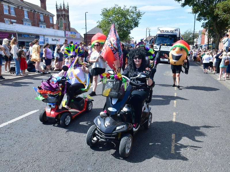 Action from the parade on Sunday, August 9.