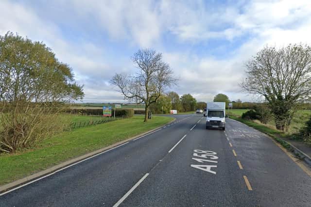 Police are appealing for witnesses to a possible altercation just before the Rand Farm Park turning on the A158 reported around 8.15am on Wednesday morning. Photo: Google