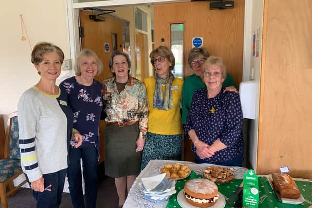 Caistor Cares volunteers at the recent Macmillan coffee morning