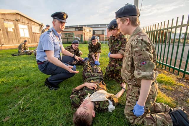 Adult volunteers are needed to assist Louth Air Cadets.