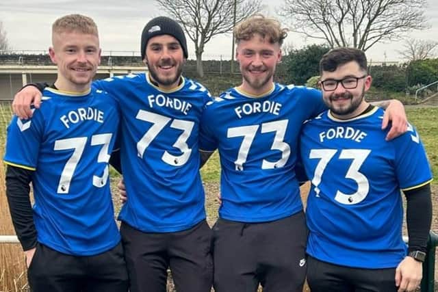 Four friends are raising funds for the charity Papyrus Prevention of Young Suicide.