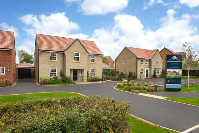 A typical street scene at Pastures Place in Corby Glen