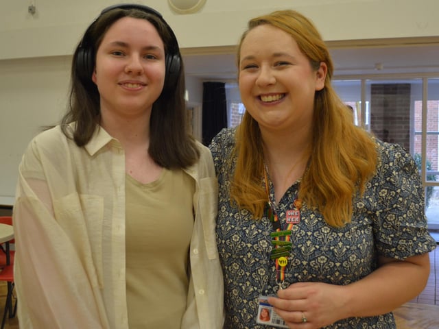 With a Grade 9 in English Literature and an A* in Financial Education, Georgia Mogg, pictured with head of English Sarah Peacock, is off to Franklin College for her a-levels and hopes to then go on to university to study a double major in law and criminology, with the aim working in criminal profiling.