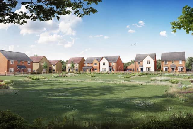 CGI of Allison Homes East's Chapel Gate development