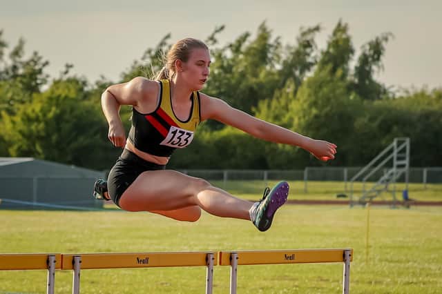 Louise Hirst in action. Photo: David Dales