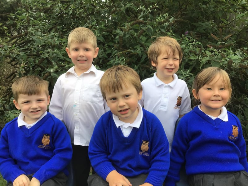 Scamblesby C of E Primary School's reception class.