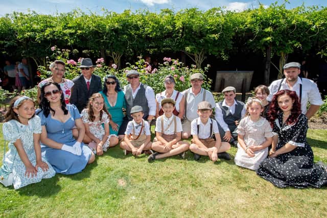 The Hollinshead Family at the 1940s festival.