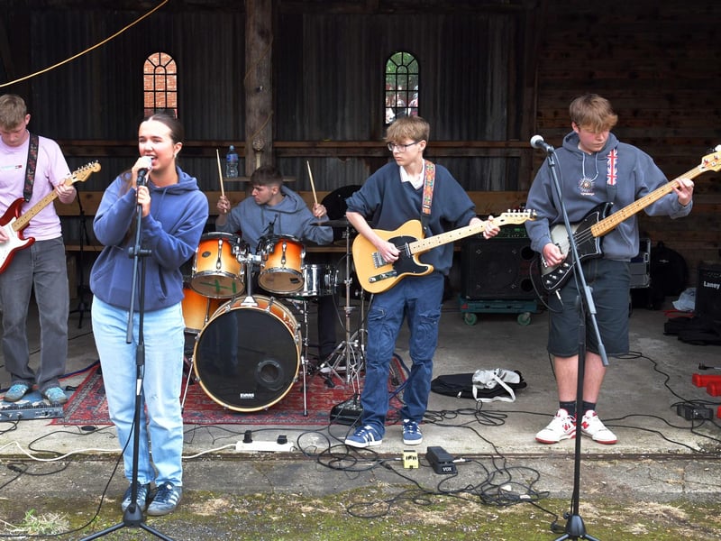 Local Band The Everglades at the youth battle of the bands event in Ruskington. Photo: Mick Fox