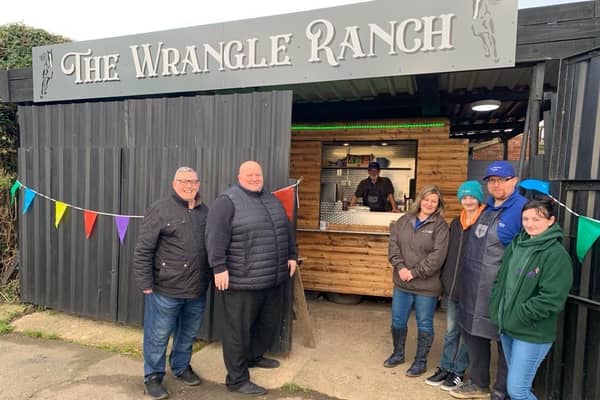 Councillors with staff at The Wrangle Ranch.