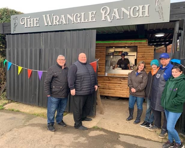 Councillors with staff at The Wrangle Ranch.