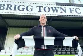 New Brigg Town boss Brett Agnew. (Photo: Brigg Town FC)