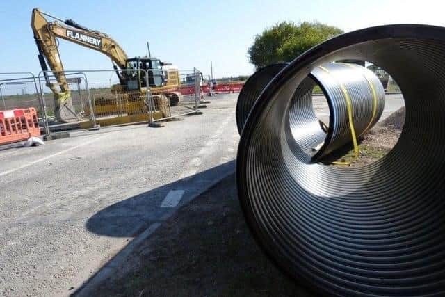 The A153 needs to be closed for 11 days from Monday for extra repairs.