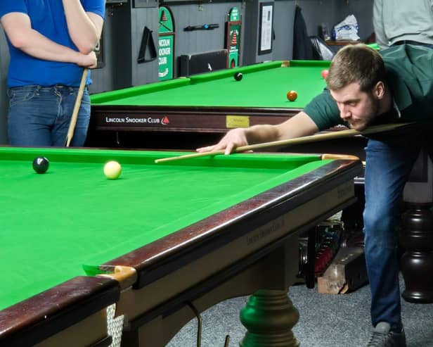 Jordan Kay ran in a 38 break playing for PH Mountain Corrugated Ltd