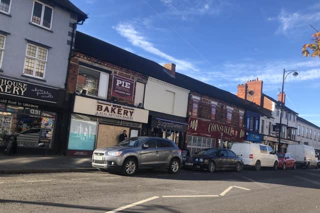BEFORE: A former bakery in Lumley Road which has been transformed.