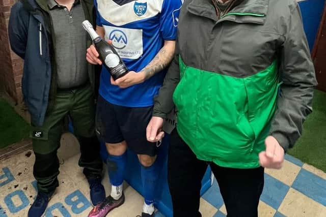 Marshall Young was named Man of the Match for his spectacular goal and performance in the 2-1 win.