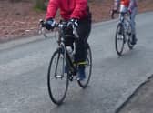 Daniel Nicholson and Blanca Mentrida  heading through Laughton Woods. Picture by Trevor Halstead