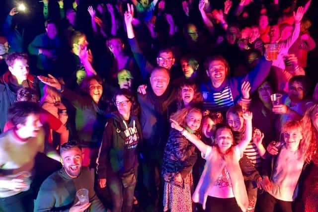 Fans enjoying Louth Cricket Club's 2019 music festival.