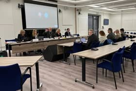 Senior East Lindsey district councillors have held their first meeting at their new £7 million headquarters in Horncastle.