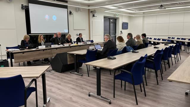 Senior East Lindsey district councillors have held their first meeting at their new £7 million headquarters in Horncastle.