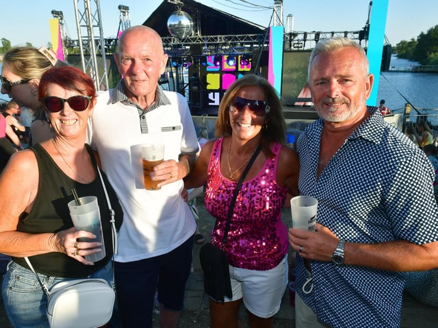 L-R Tracy and Keith Witton, Louise and Paul Edwards of Wolverhampton