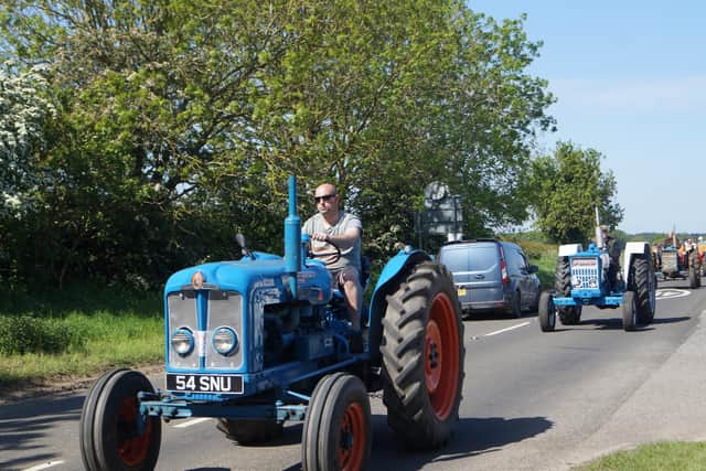 Tractors will be heading out from North Willingham for this year's event in aid of Andy's Children's Hospice. Image: Dianne Tuckett