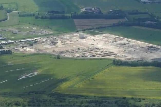 The former Conoco gas terminal site at Theddlethorpe, which was identified as one of the possible locations for a nuclear waste dump.