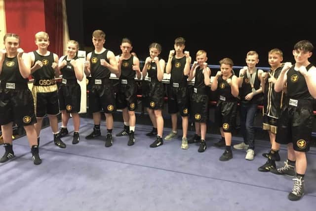Boston ABC fighters at their show.