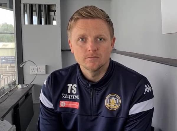 Gainsborough head coach Tom Shaw - impressed in defeat.