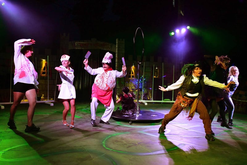 'Thriller' routines at Circus of Screams.