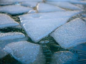 Reports of youngsters walking onto frozen water.